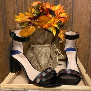 Stuart Weitzman The Meteorites 75 Black Sandal Sz 7.5 NIB $455